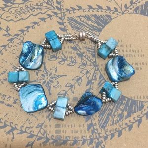 Blue Shell Bracelet